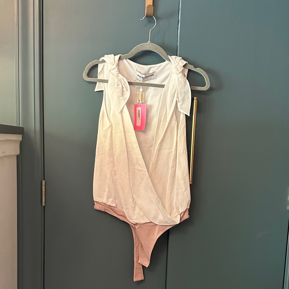 Amanda Uprichard White Bodysuit